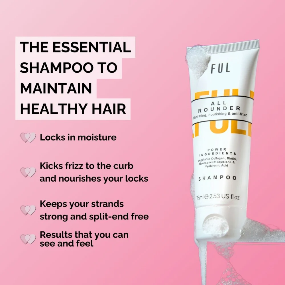 FUL All Rounder Moisture Shampoo Deluxe Mini 75ml - Image 2