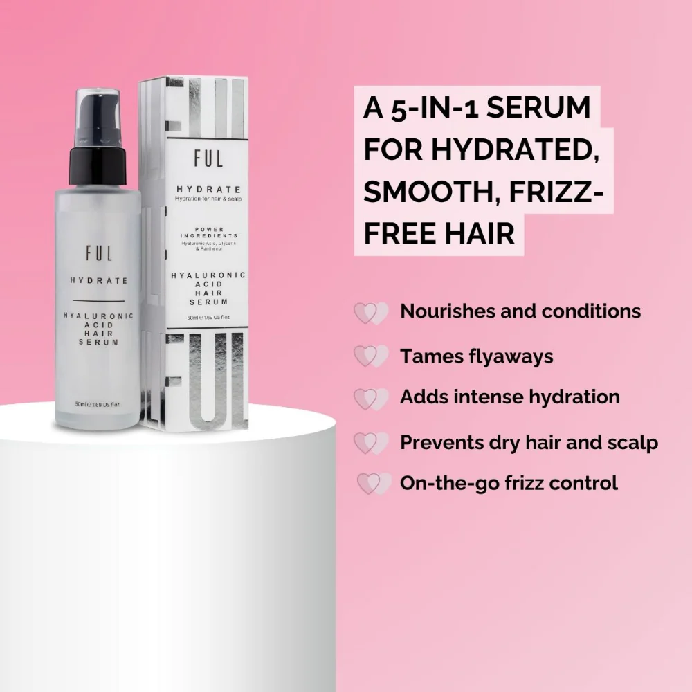 FUL Hyaluronic Acid Hair Serum 50ml - Image 2