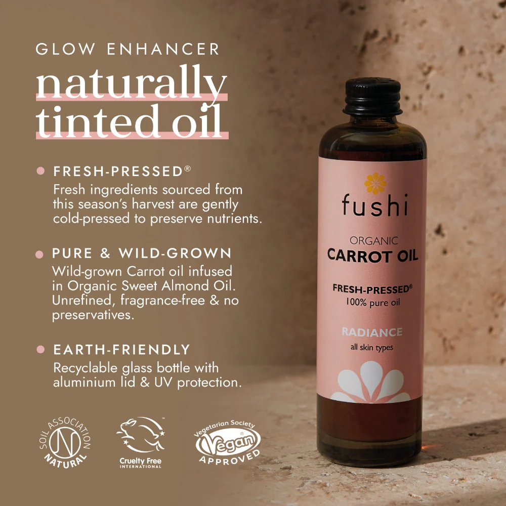 Fushi Fresh-Pressed Carrot Virgin Oil 100ml - Image 4