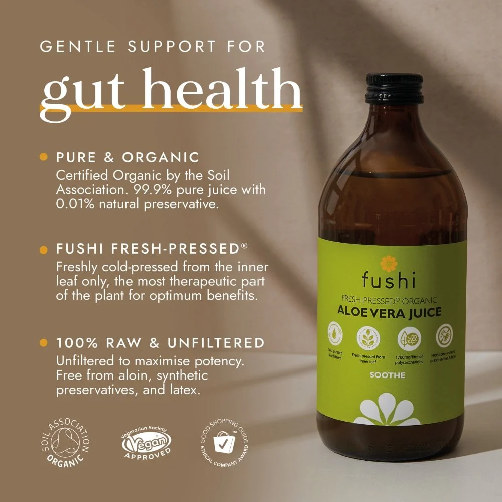 Fushi Organic Fresh-Pressed Aloe Vera Juice 500ml - Image 2