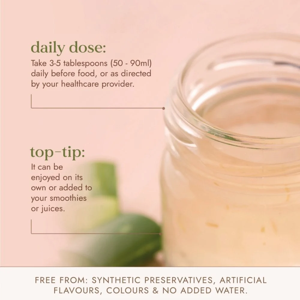 Fushi Organic Fresh-Pressed Aloe Vera Juice 500ml - Image 8