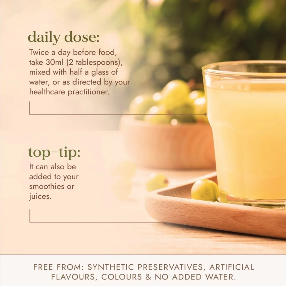 Fushi Organic Fresh-Pressed Amla Juice 500ml - Image 7