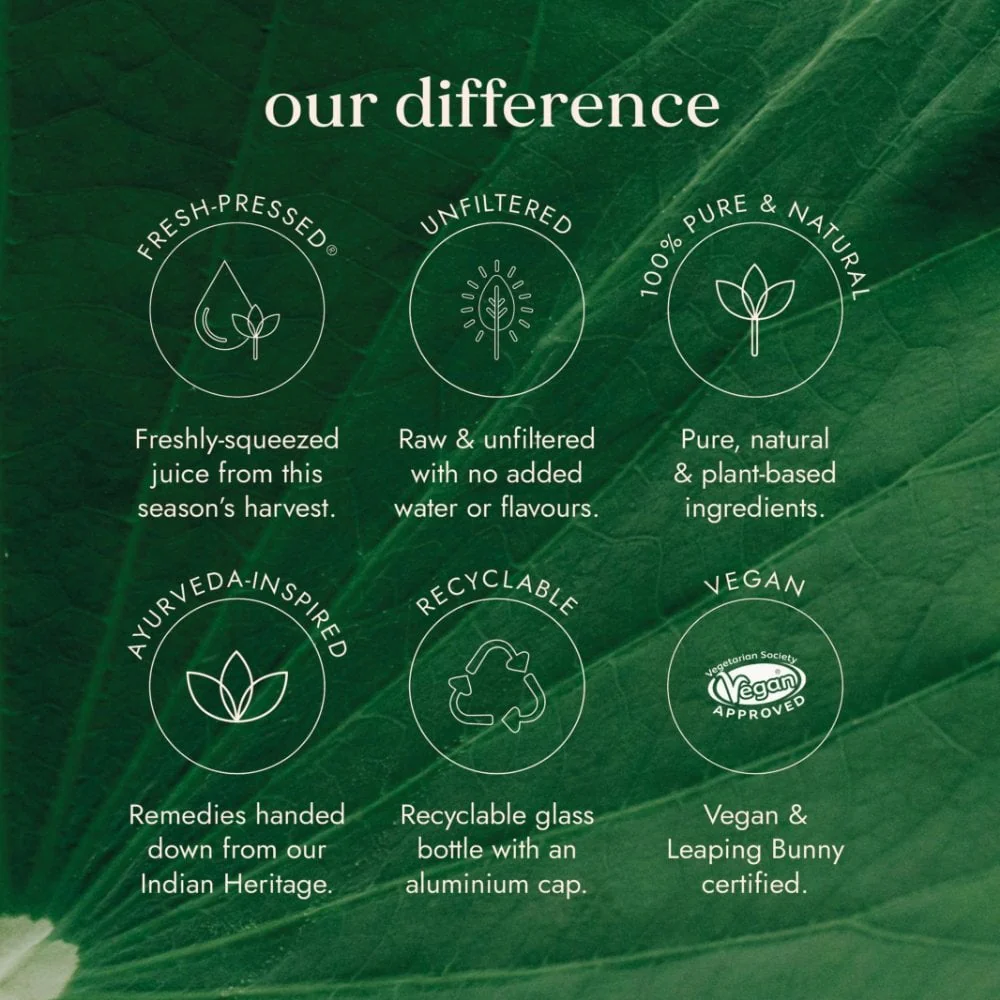 Fushi Organic Fresh-Pressed Amla Juice 500ml - Image 9