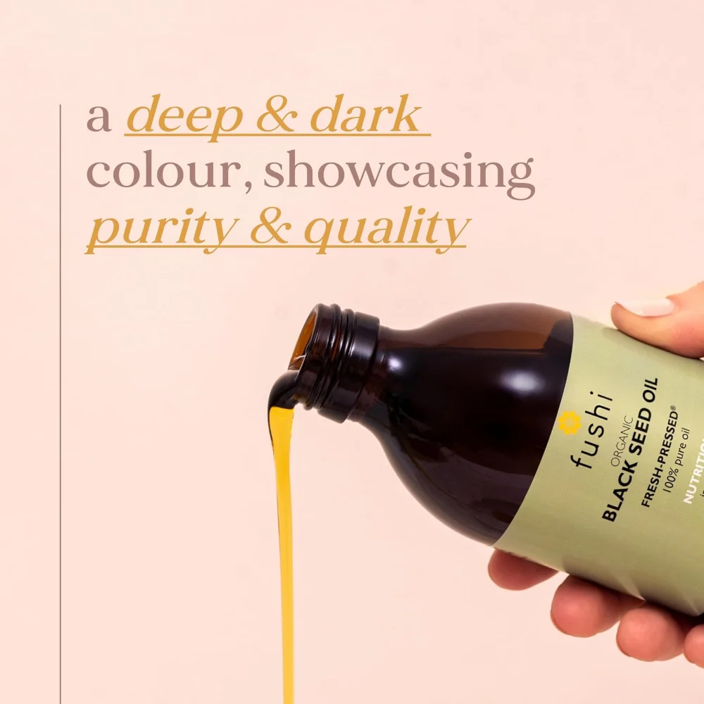Fushi Organic Fresh-Pressed Black Seed Oil 250ml - Image 7