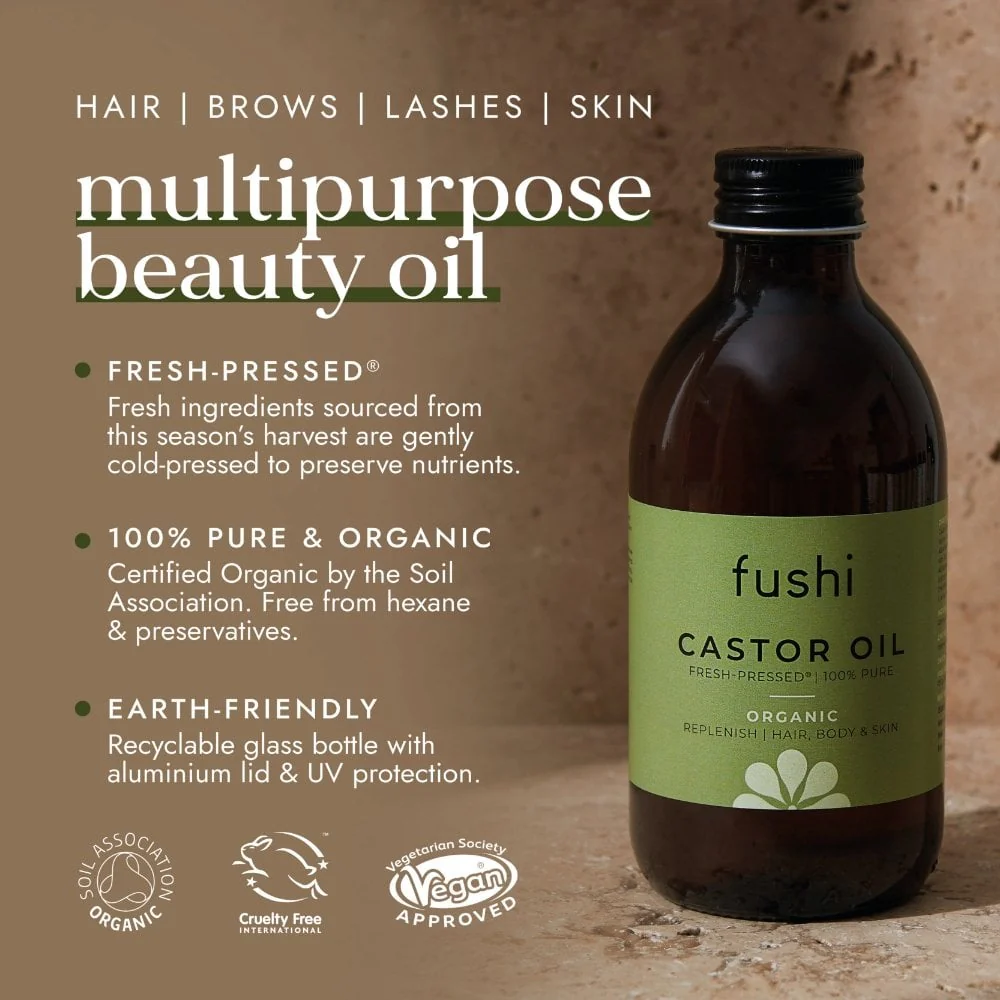 Fushi Organic Fresh-Pressed Castor Oil 250ml - Image 2
