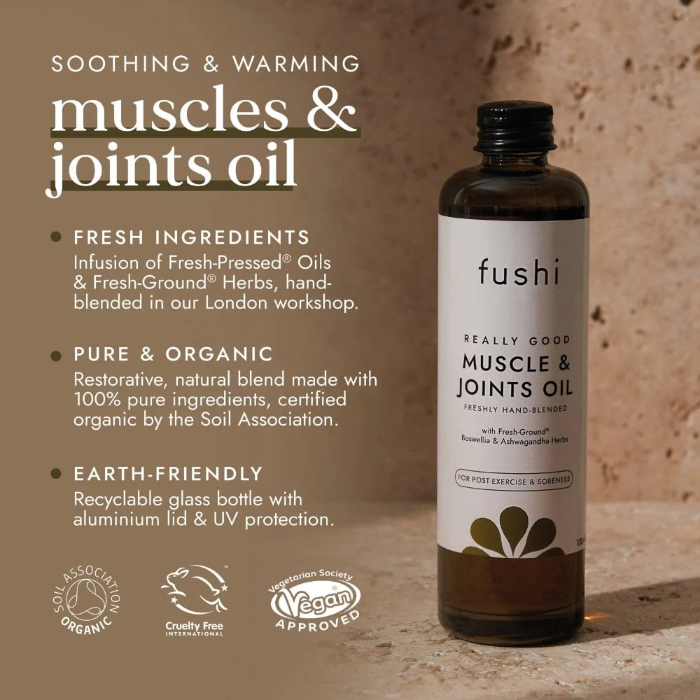 Fushi Organic Really Good Muscle & Joints Oil 100ml - Image 2