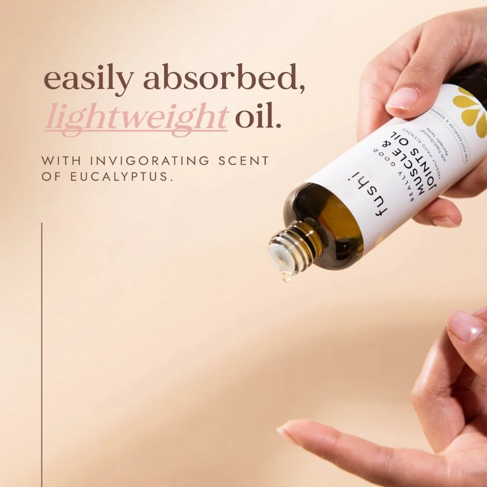 Fushi Organic Really Good Muscle & Joints Oil 100ml - Image 5