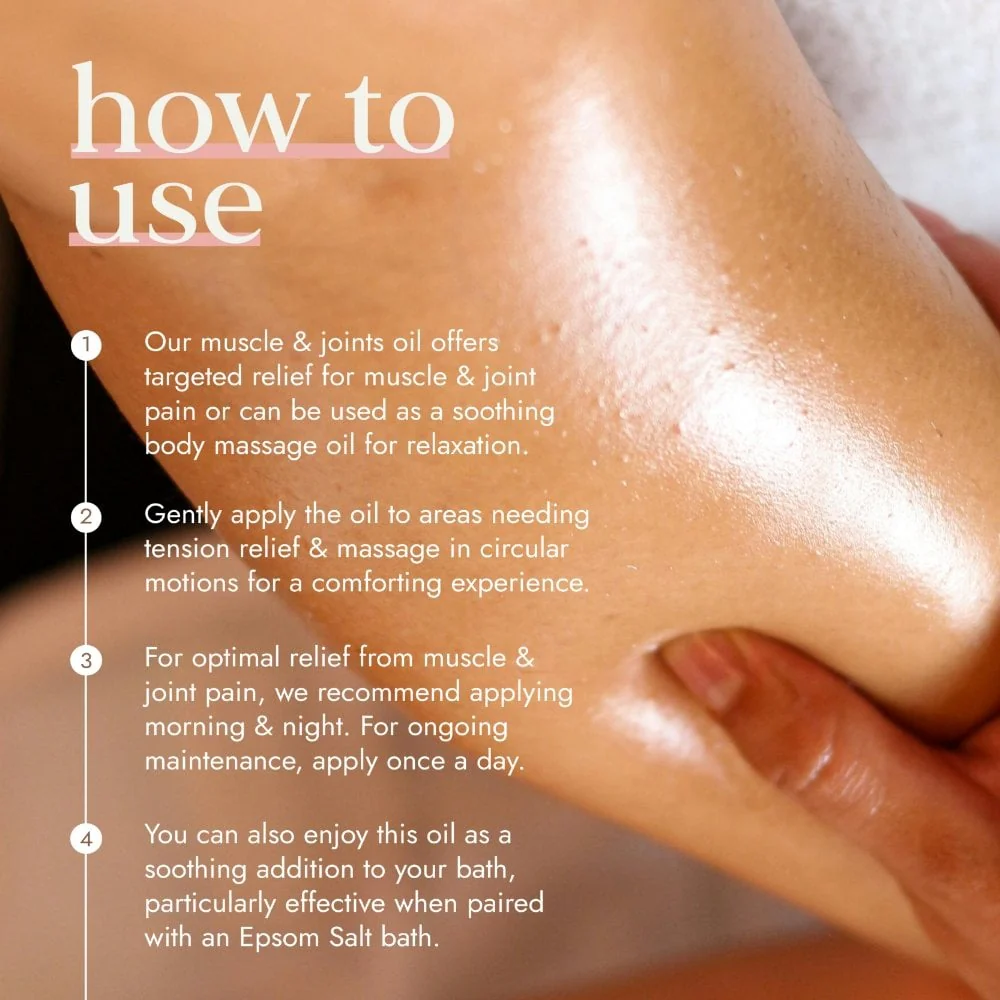 Fushi Organic Really Good Muscle & Joints Oil 100ml - Image 7