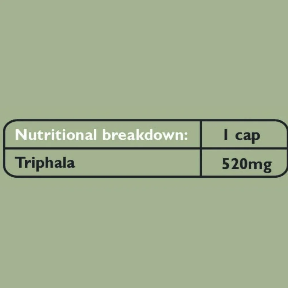 Fushi Organic Triphala 60 Vegan Capsules - Image 2