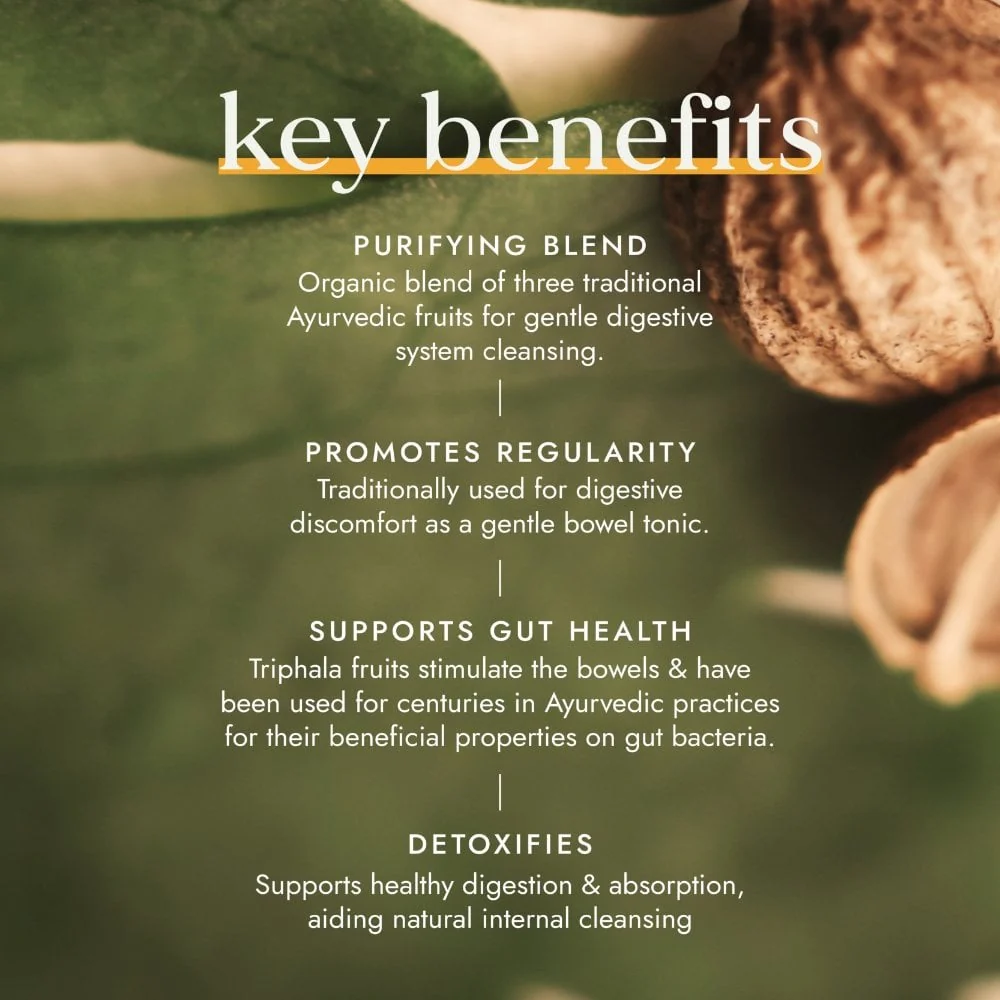 Fushi Organic Triphala 60 Vegan Capsules - Image 4