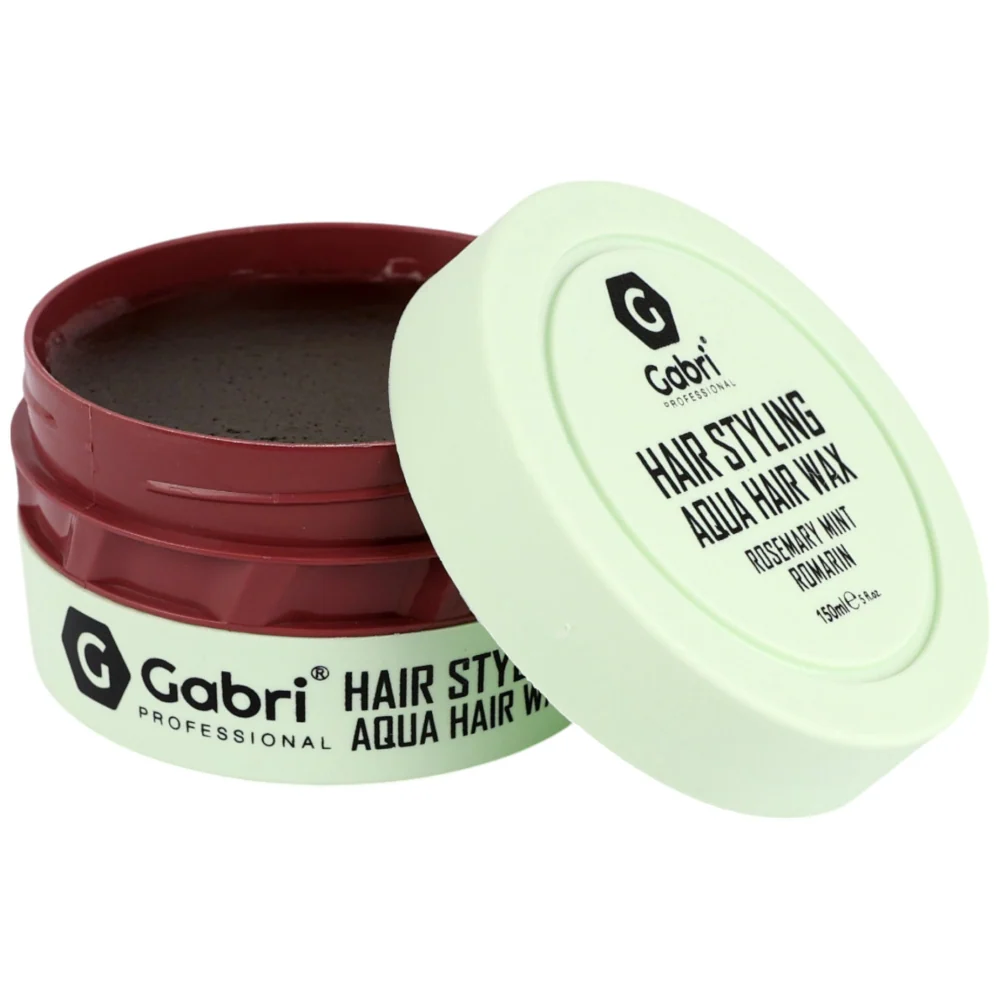 Gabri Professional Hair Styling Aqua Hair Wax Rosemary Mint 150ml - Image 3
