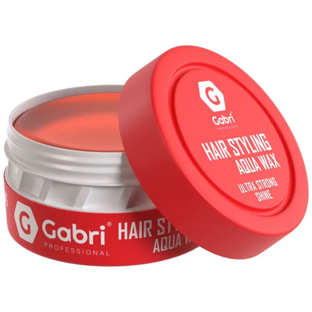 Gabri Professional Hair Styling Aqua Wax Ultra Strong Shine 150ml - Image 3