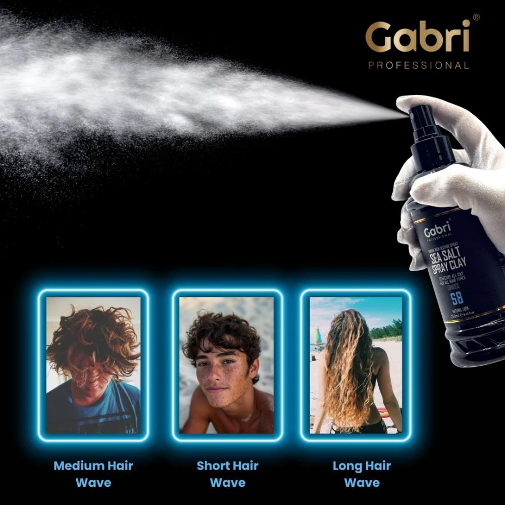 Gabri Professional Sea Salt Spray Clay S8 Natural Look 250ml - Image 2