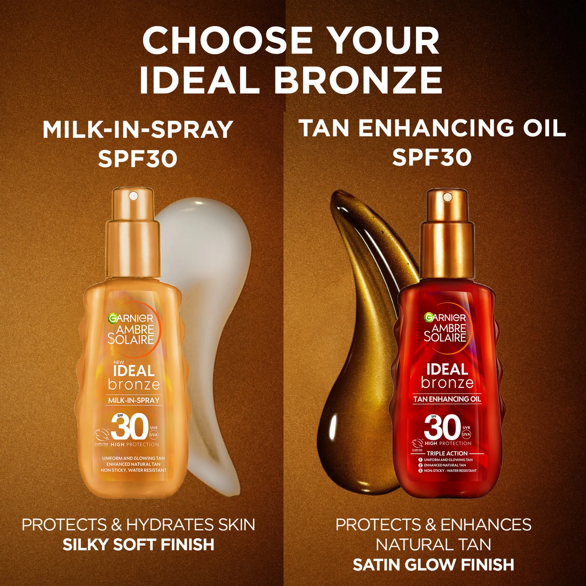 Garnier Ambre Solaire Ideal Bronze Tan Enhancing Protection Oil SPF30 150ml - Image 6
