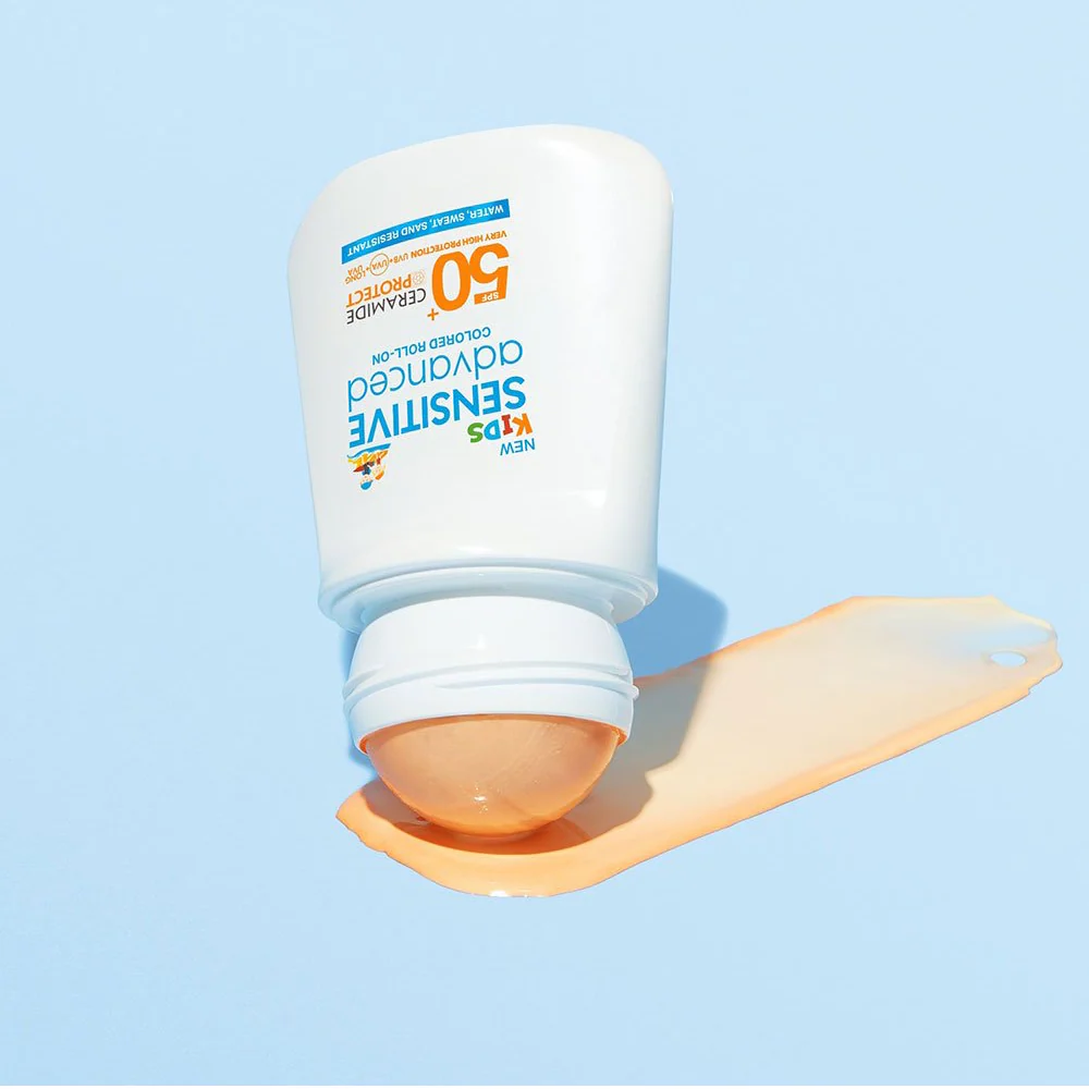 Garnier Ambre Solaire Kids Sensitive Advanced Coloured Roll-On Sunscreen SPF50+ 50ml - Image 6