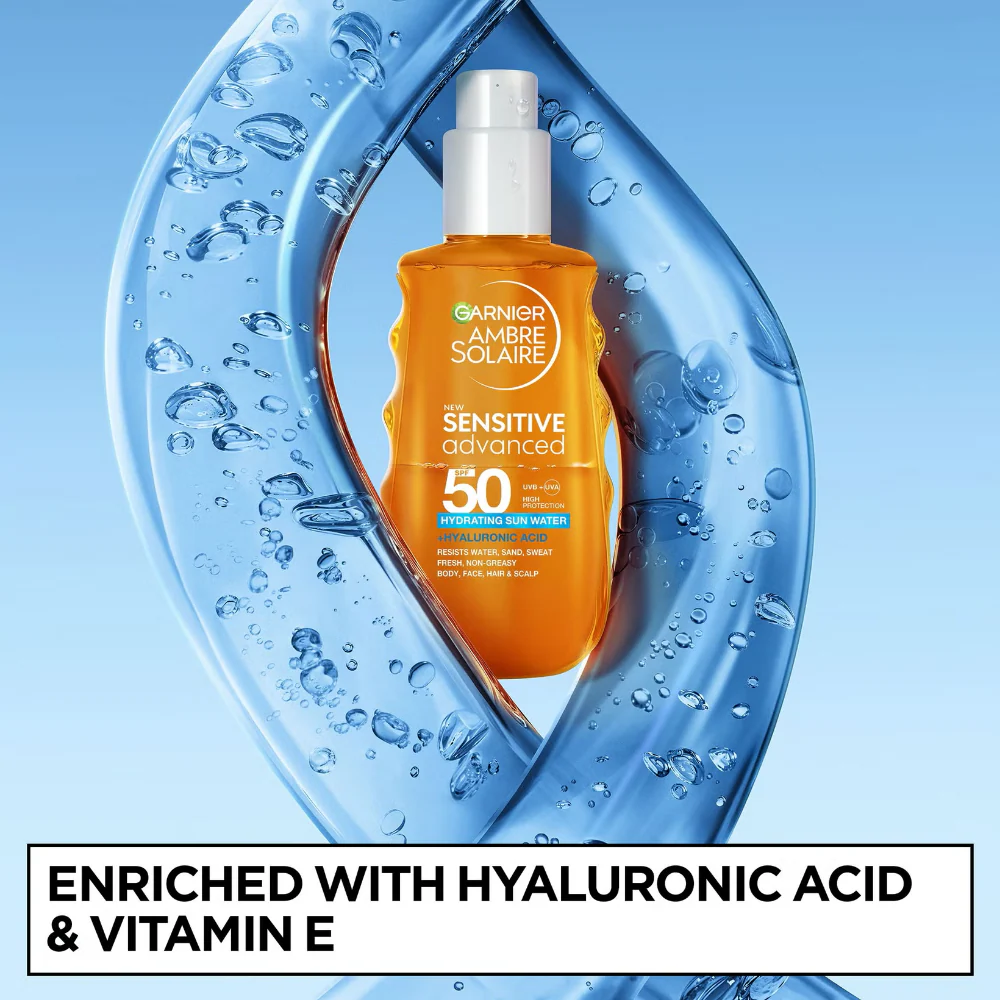 Garnier Ambre Solaire Sensitive Advance Invisible Protection Mist SPF50+ 150ml - Image 3