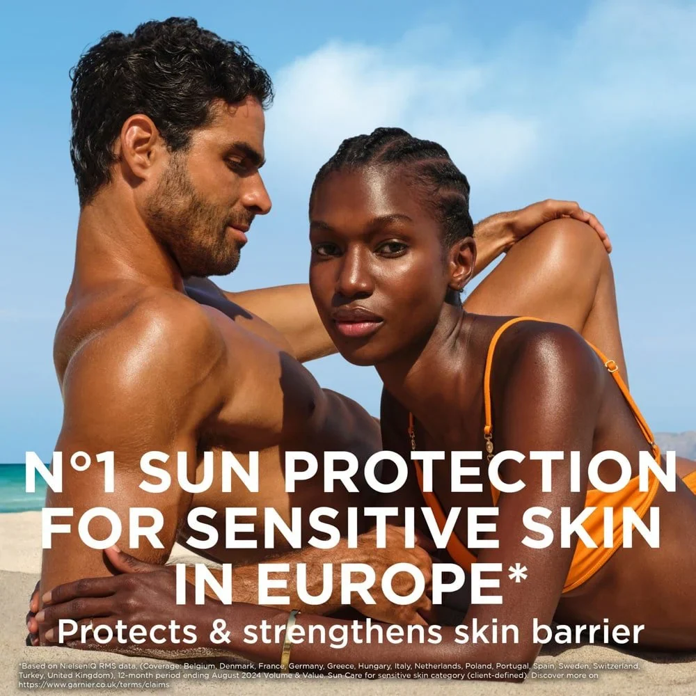 Garnier Ambre Solaire Sensitive Advanced Hypoallergenic Protection Lotion SPF50+ 50ml - Image 7