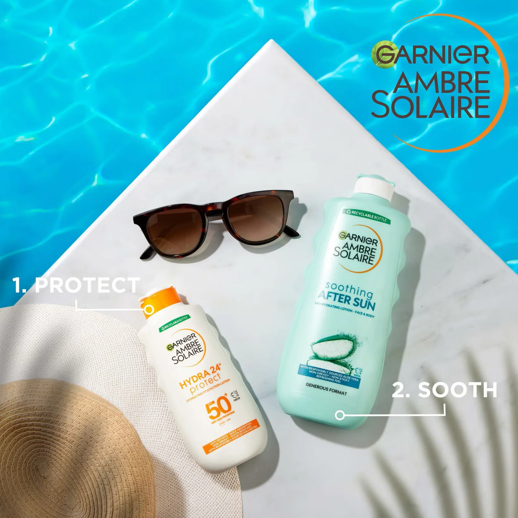 Garnier Ambre Solaire Soothing Aloe Vera After Sun Lotion 175ml - Image 4