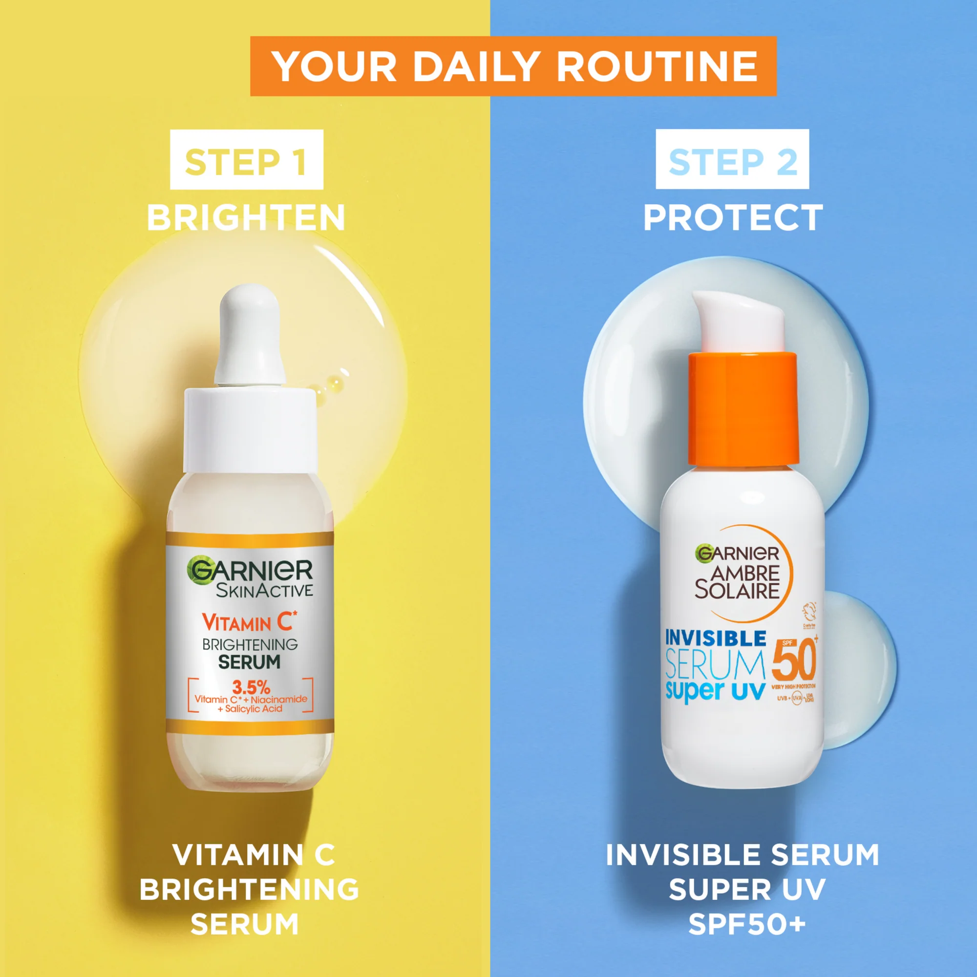 Garnier Ambre Solaire Super UV Invisible Daily Sunscreen Face Serum SPF50+ 30ml - Image 8