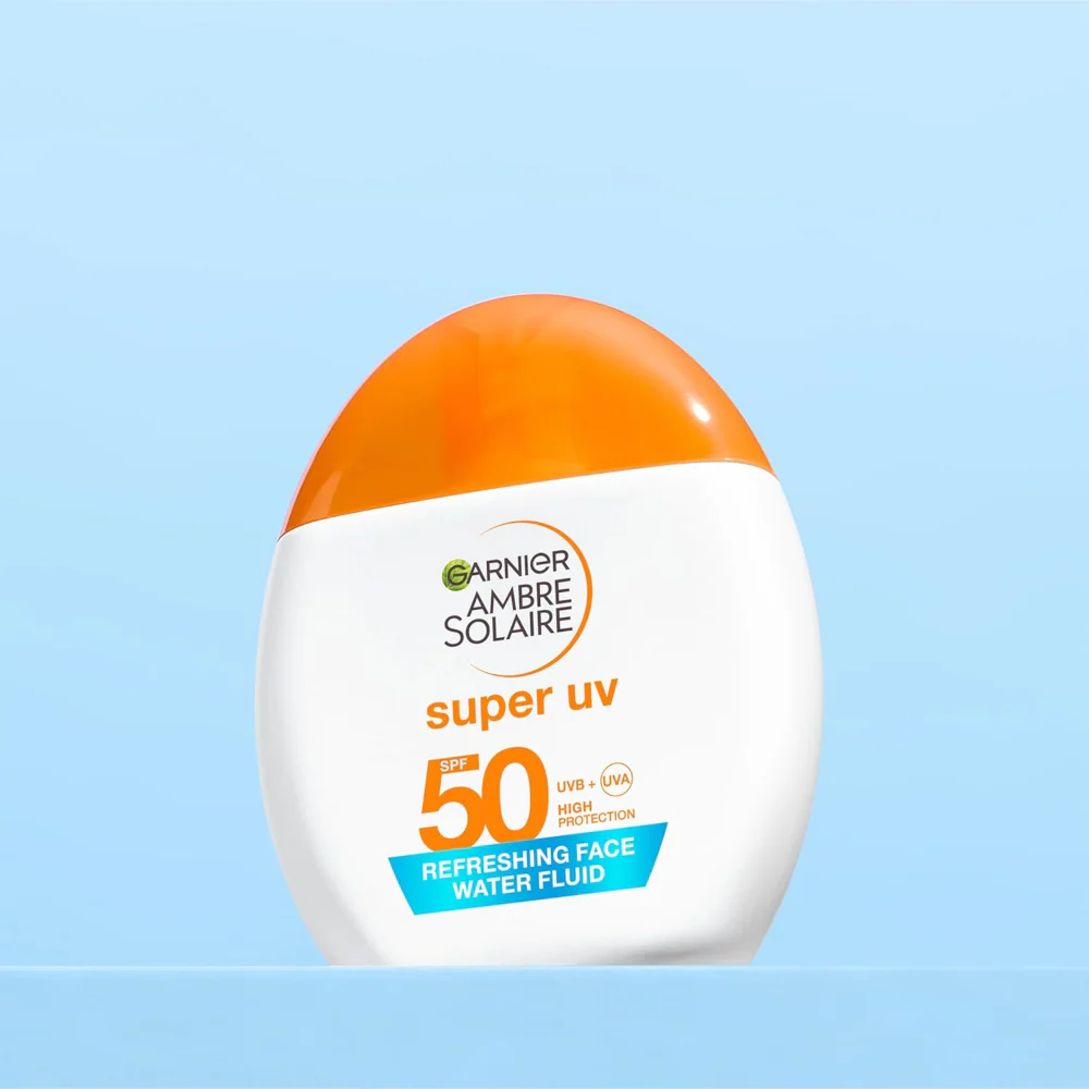 Garnier Ambre Solaire Super UV Refreshing Face Invisible Water Fluid SPF50 40ml - Image 6