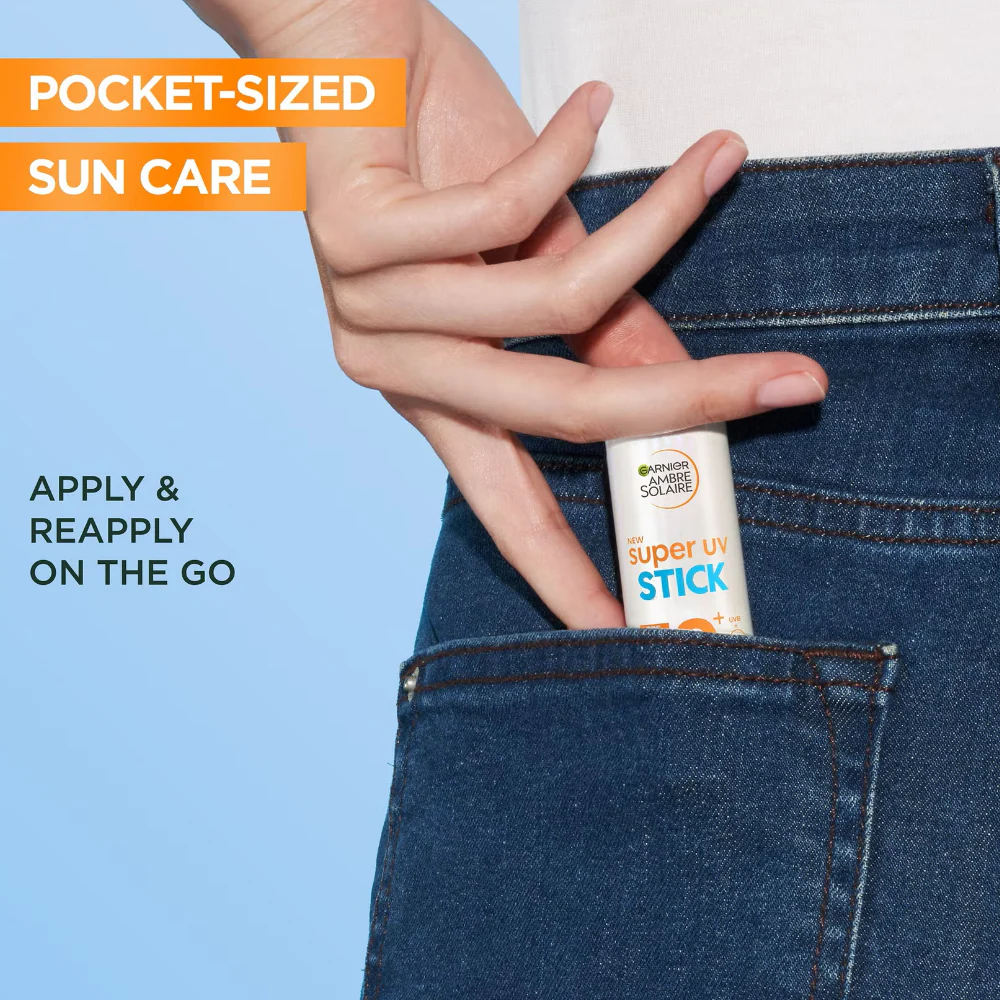 Garnier Ambre Solaire Super UV Sunscreen Stick SPF50+ 18g - Image 6