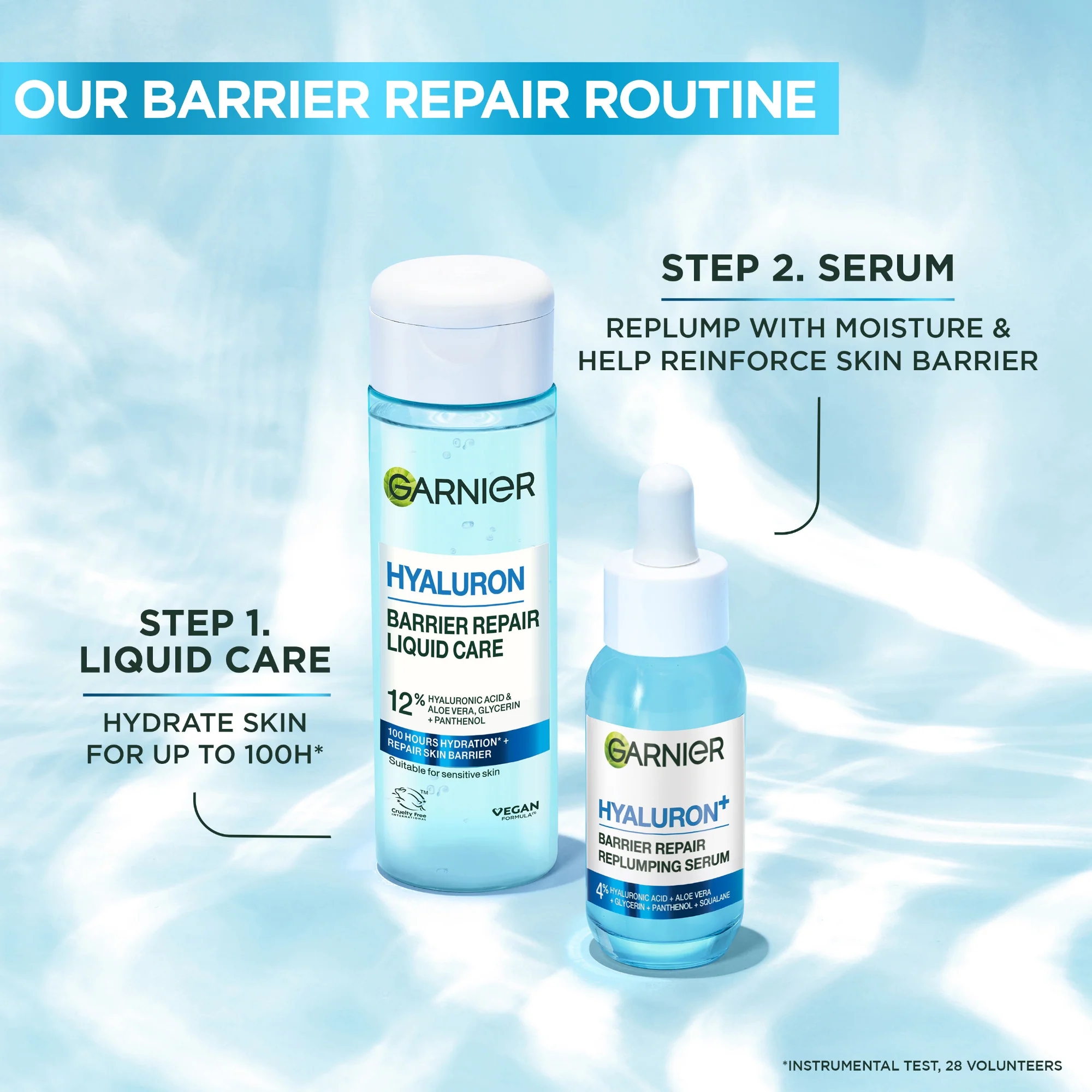 Garnier Hyaluron Barrier Repair Liquid Care 120ml - Image 8