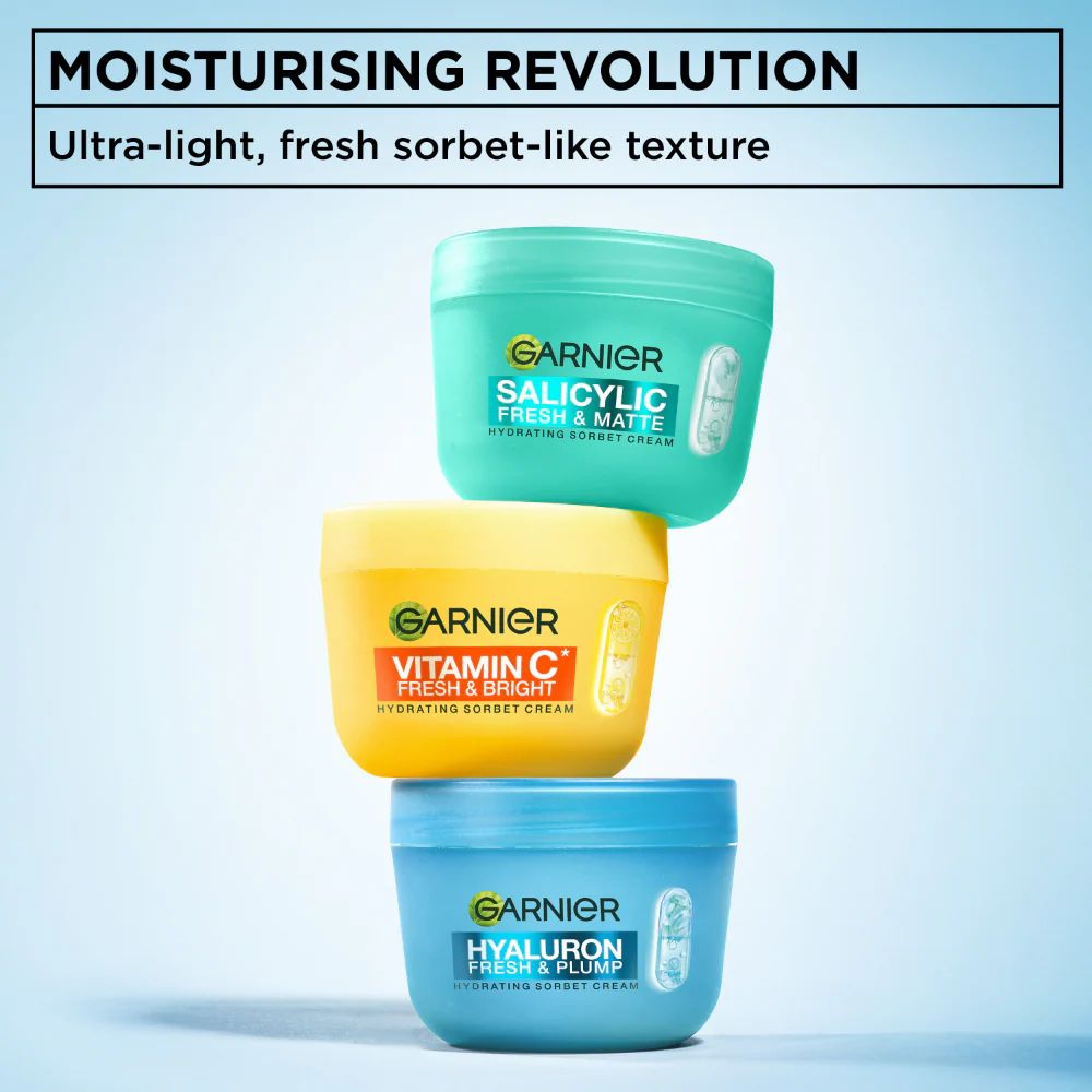 Garnier Hyaluron Fresh & Plump Hydrating Sorbet Cream 85ml - Image 9