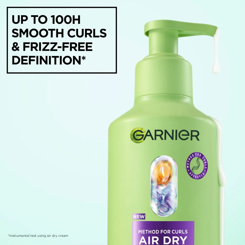 Garnier Method For Curls Air Dry Cream Defining Leave-In Cream 260ml - Image 2
