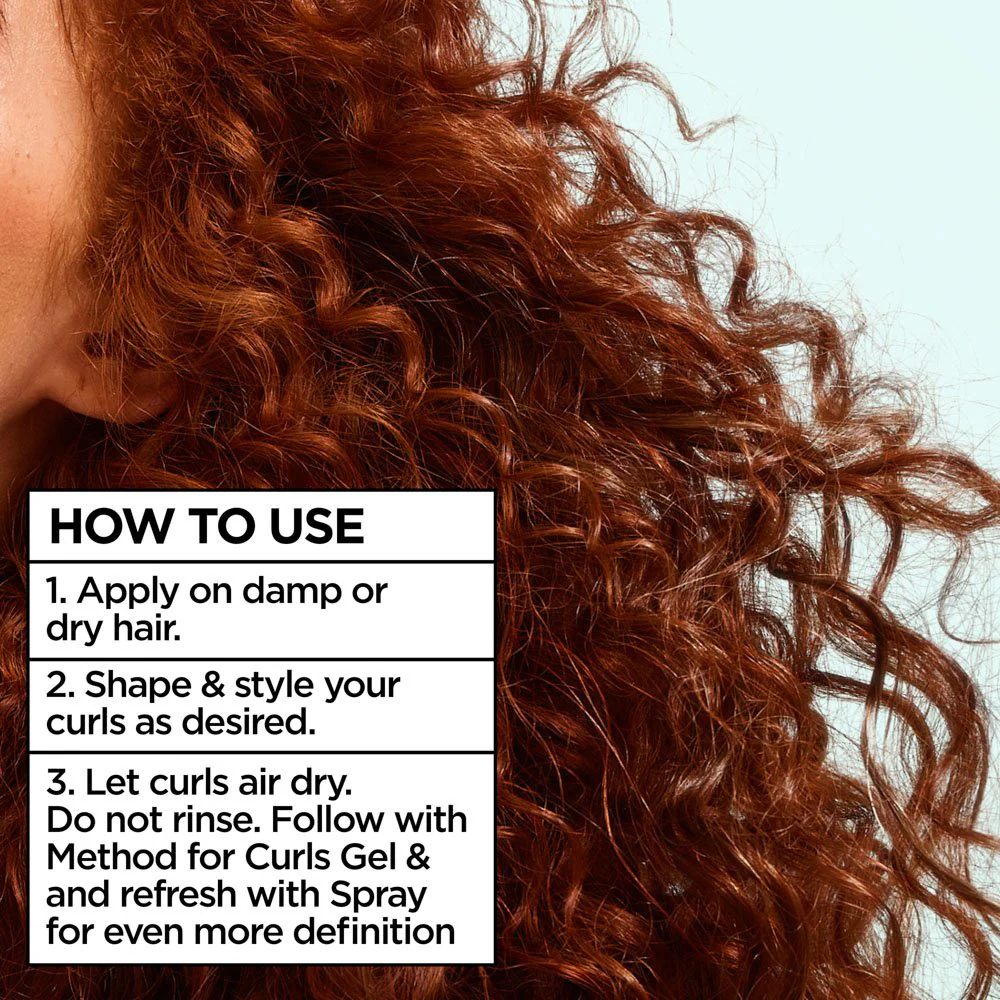 Garnier Method For Curls Air Dry Cream Defining Leave-In Cream 260ml - Image 5