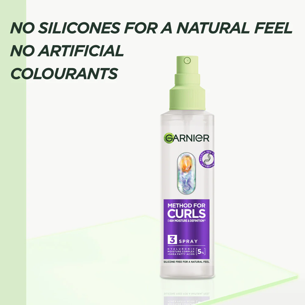 Garnier Method For Curls Hydrating Hair Spray 150ml - Image 4