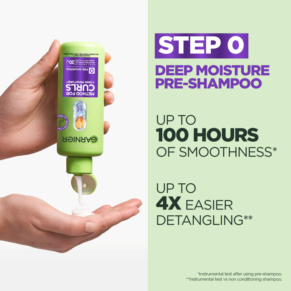 Garnier Method For Curls Pre-Shampoo 200ml - Image 2