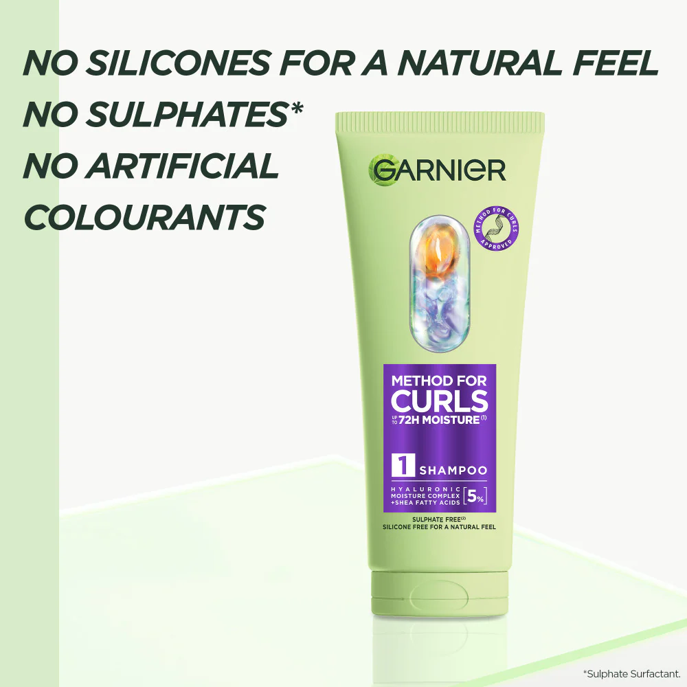 Garnier Method For Curls Shampoo 200ml - Image 4