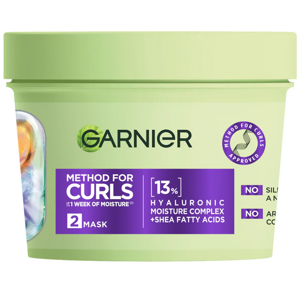 Garnier Method For Curls Shampoo 200ml & Mask 370ml Twin - Image 3