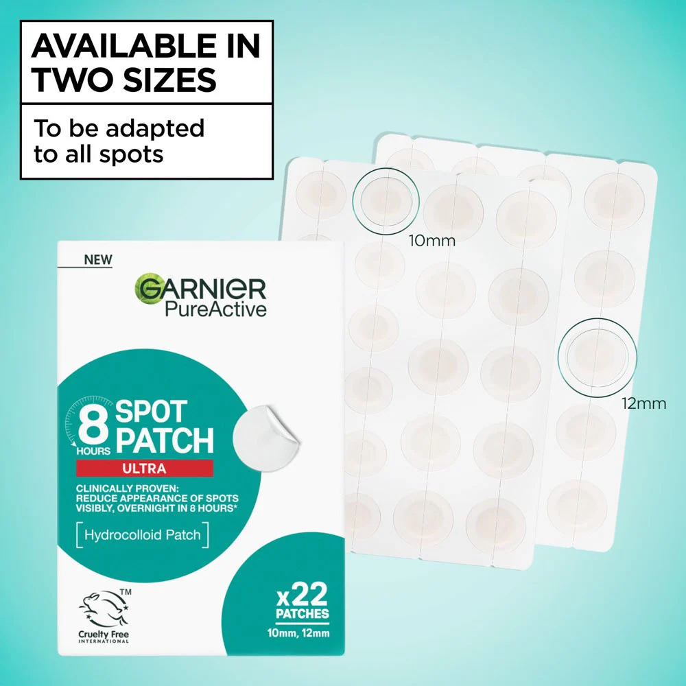 Garnier Pure Active Invisible Hydrocolloid Blemish Patches x22 - Image 4