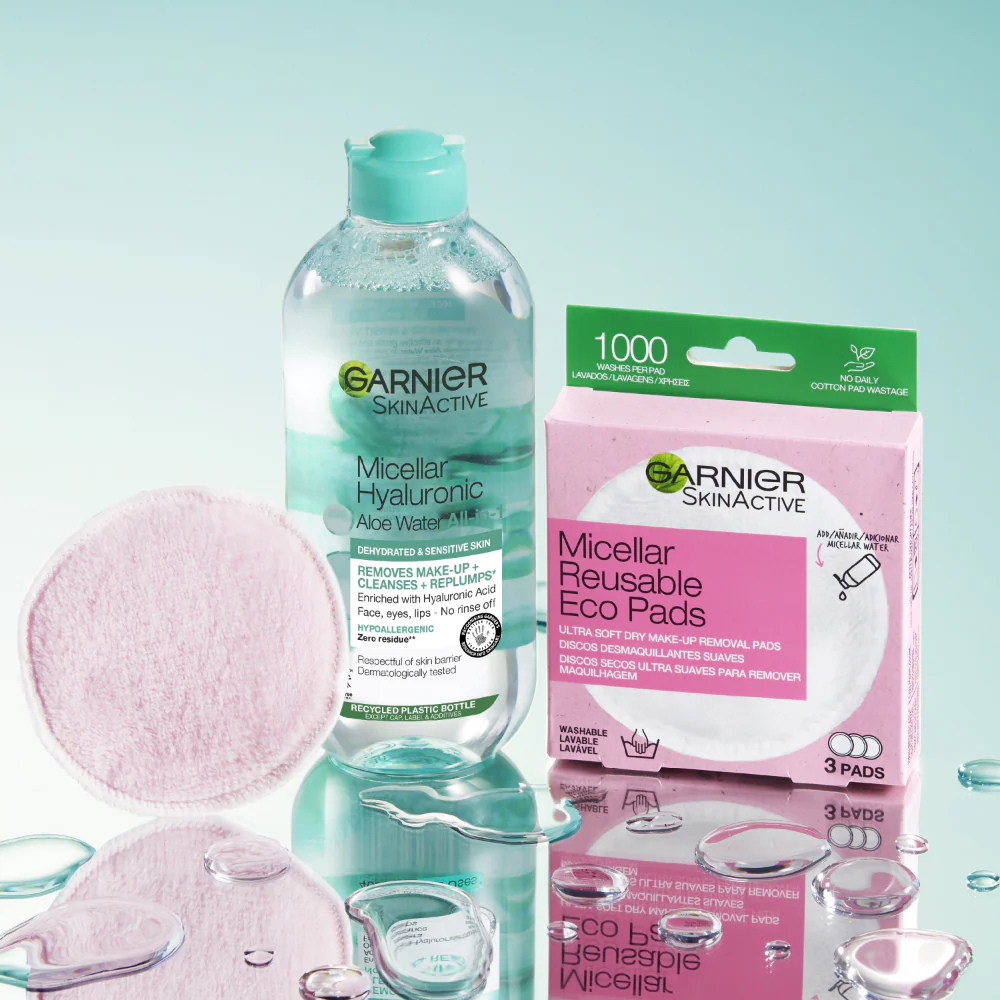 Garnier Skin Active All-In-One Micellar Cleansing Hyaluronic Aloe Water 400ml - Image 6