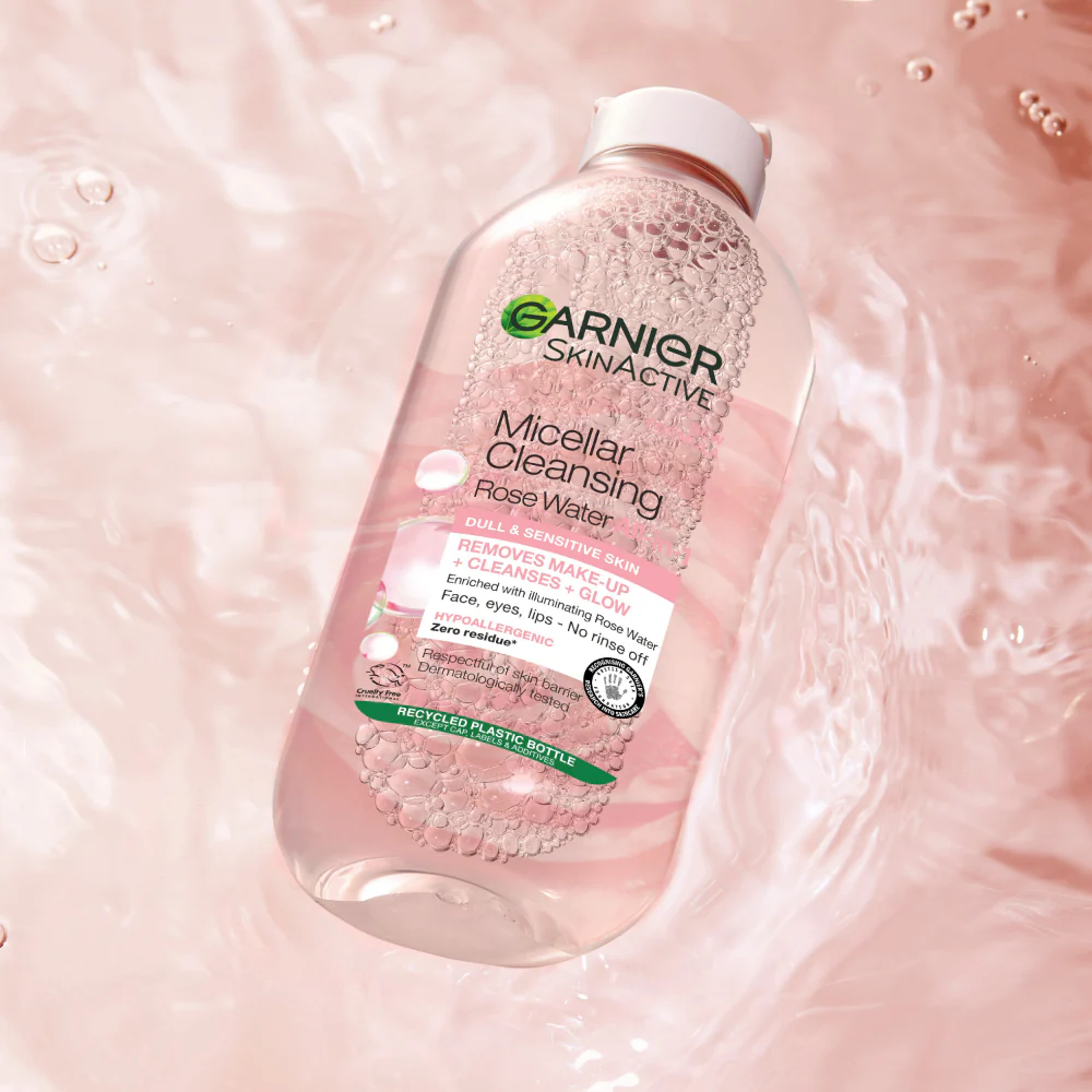 Garnier Skin Active All-In-One Micellar Cleansing Rose Water 400ml - Image 5