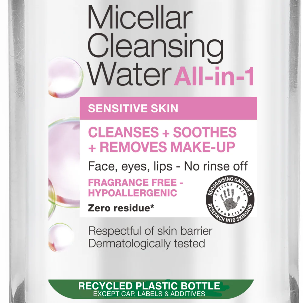Garnier Skin Active All-In-One Micellar Cleansing Water 700ml - Image 2