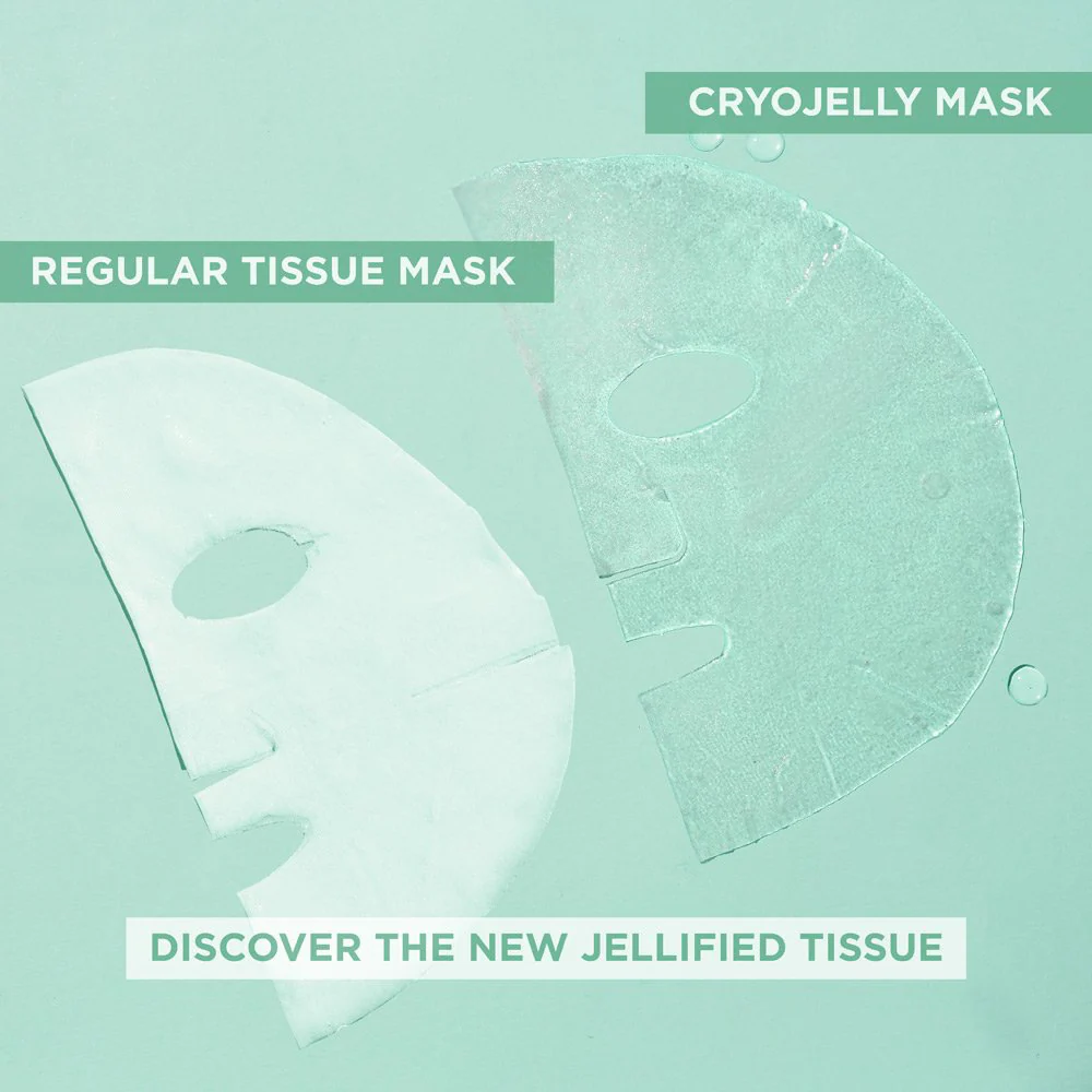 Garnier Skin Active Hyaluronic & Cucumber Cryo Jelly Anti-Fatigue Jelly Mask 27g - Image 4