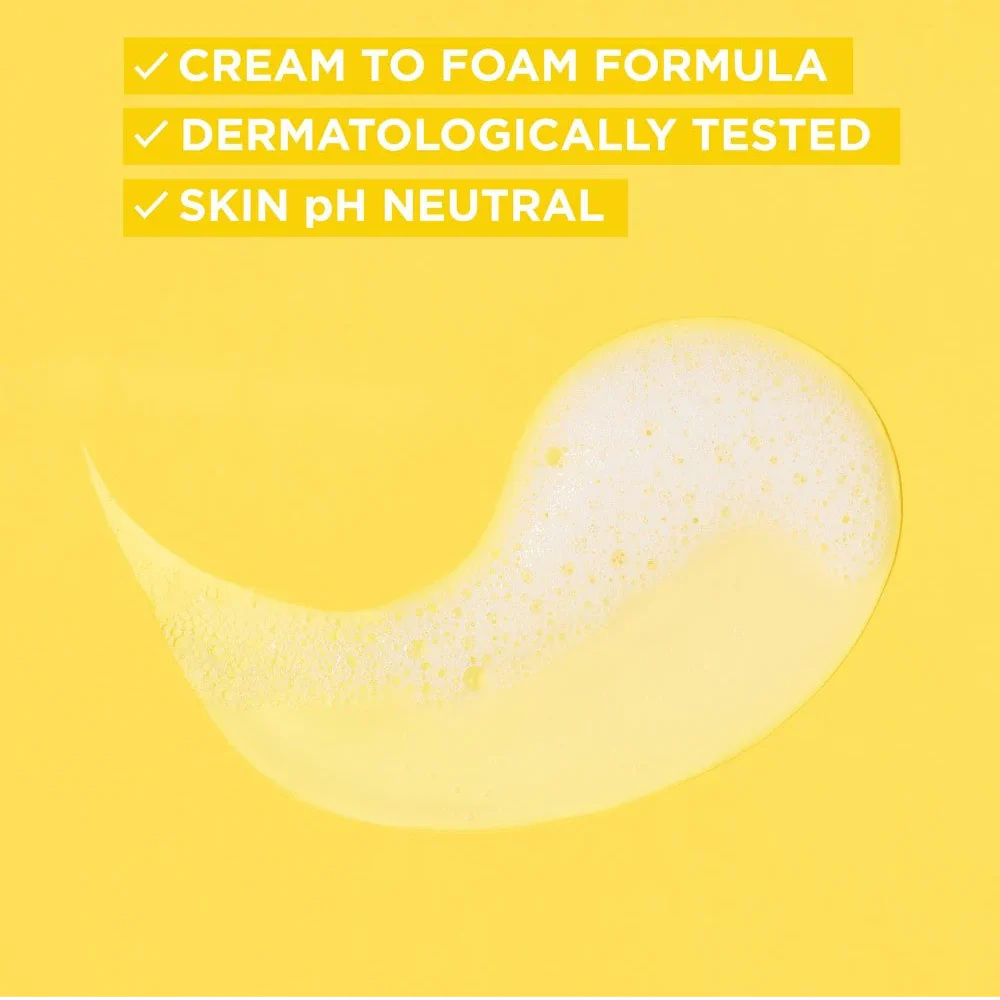 Garnier Skin Active Vitamin C* Brightening Cream Cleanser 250ml - Image 3