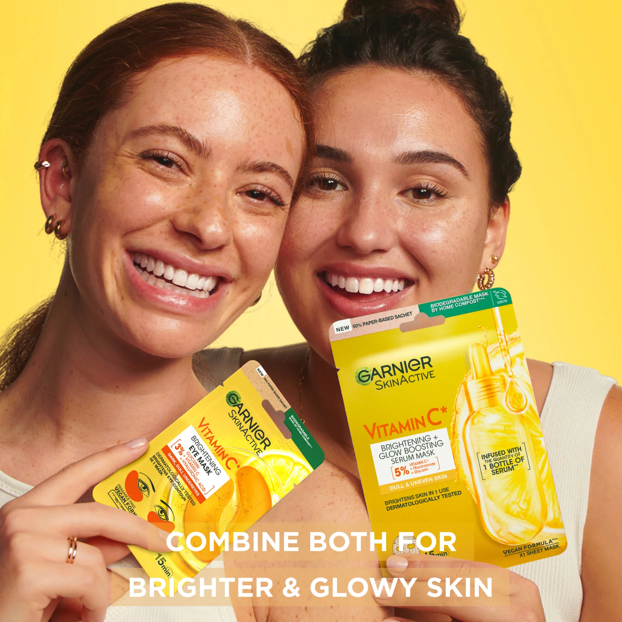 Garnier Skin Active Vitamin C* Brightening Eye Mask 5g - Image 2