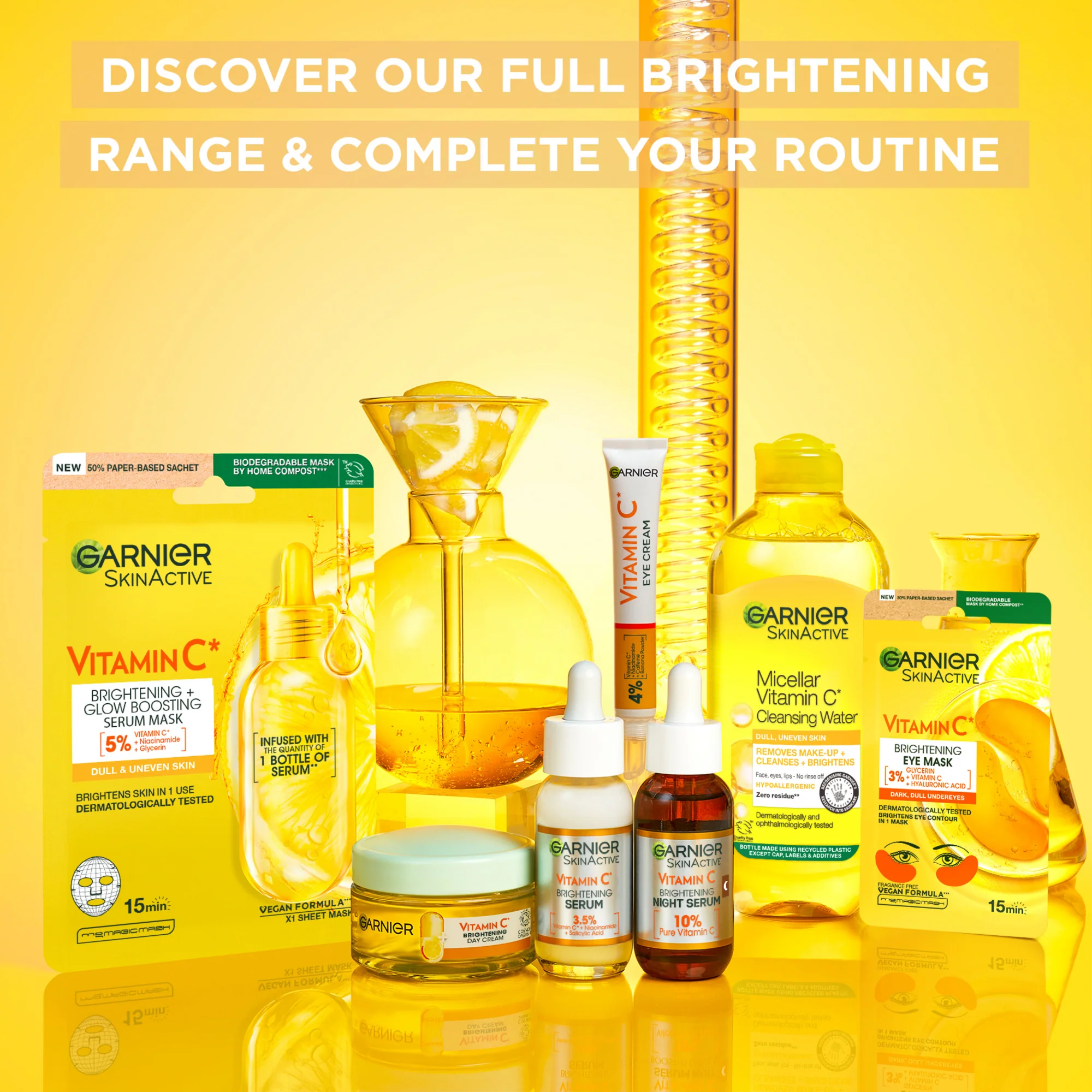 Garnier Skin Active Vitamin C* Brightening Eye Mask 5g - Image 4