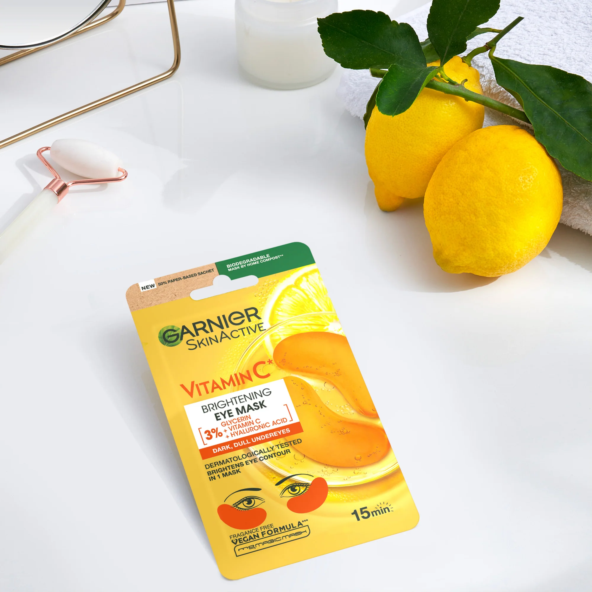 Garnier Skin Active Vitamin C* Brightening Eye Mask 5g - Image 5