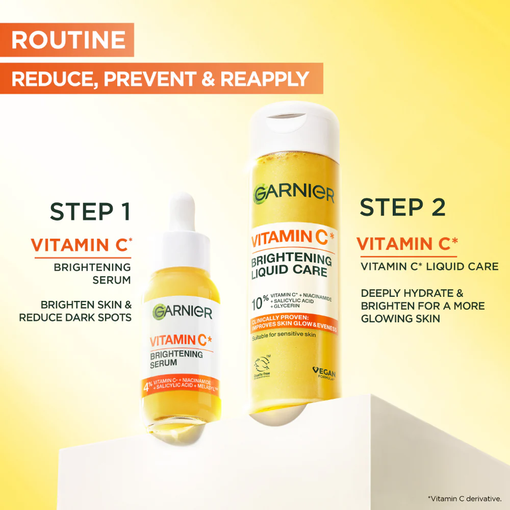 Garnier Skin Active Vitamin C* Brightening Liquid Care 120ml - Image 7