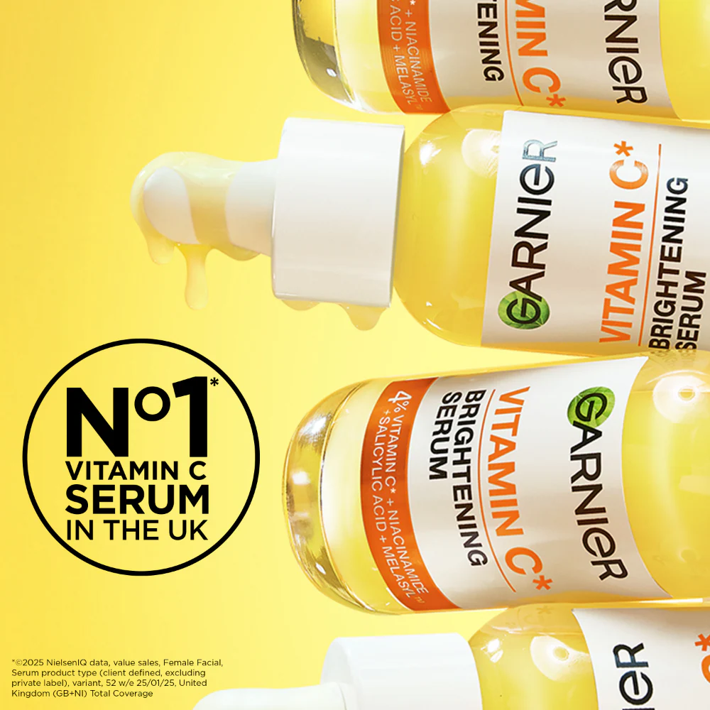 Garnier Skin Active Vitamin C* Brightening Serum 30ml - Image 4