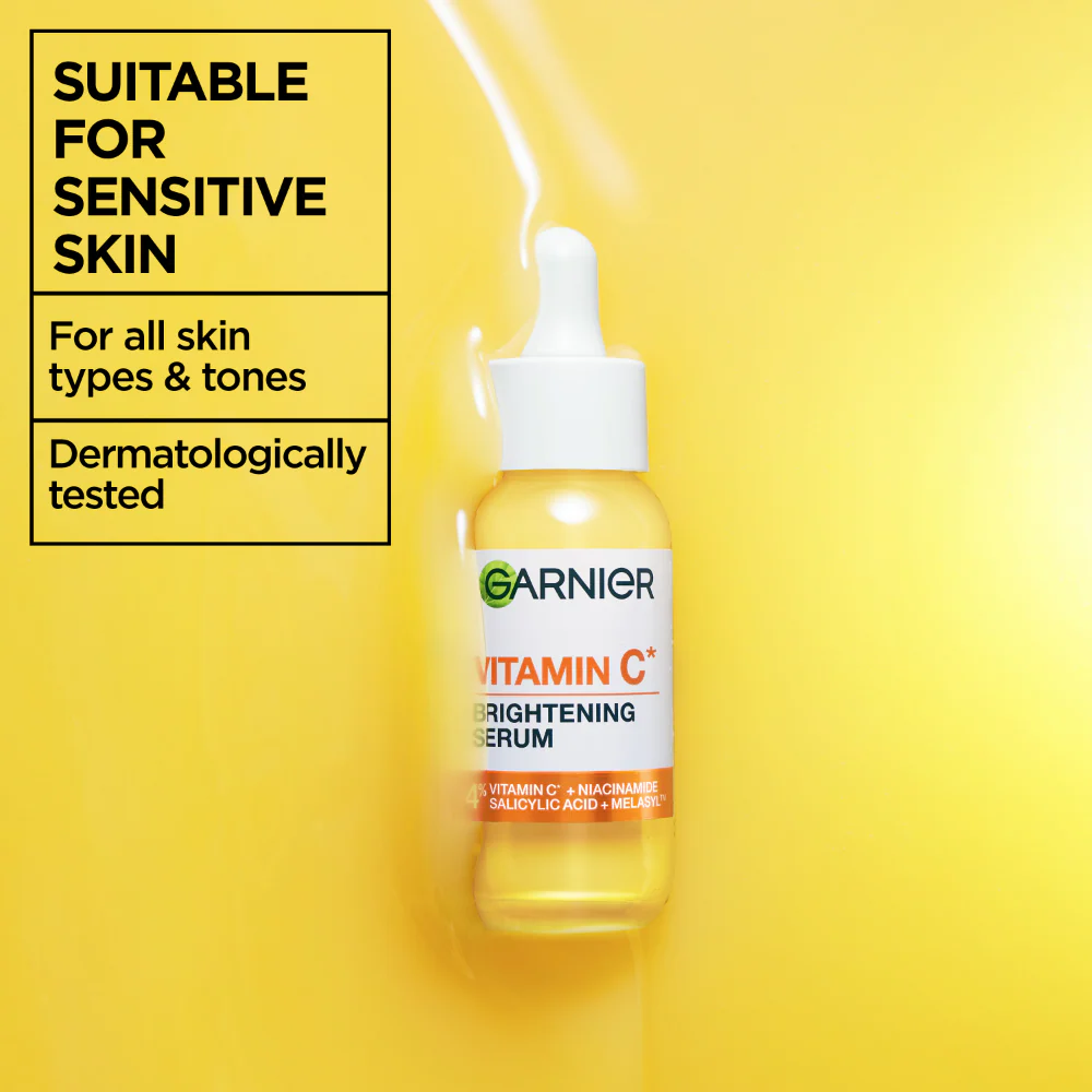 Garnier Skin Active Vitamin C* Brightening Serum 30ml - Image 8