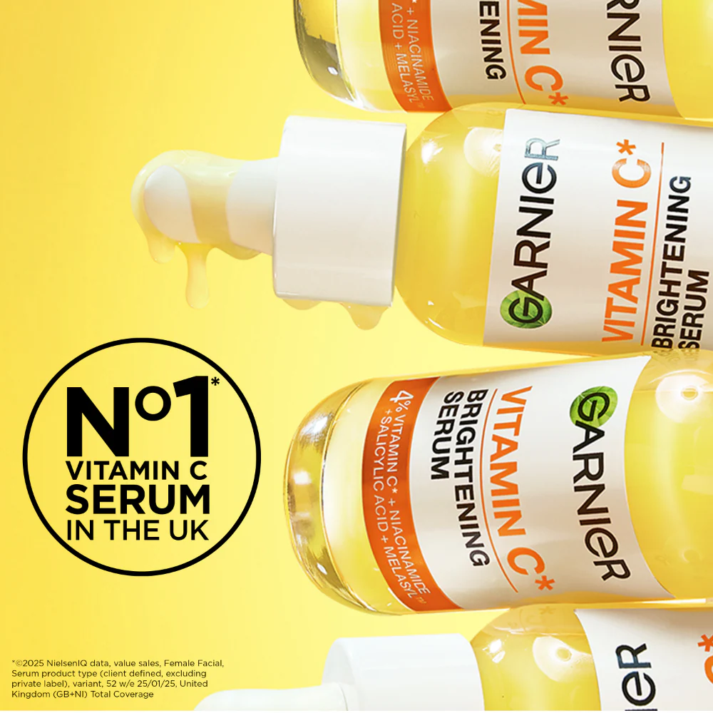 Garnier Skin Active Vitamin C* Brightening Serum 30ml - Image 4