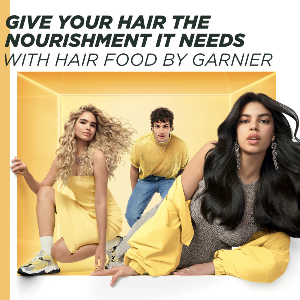 Garnier Ultimate Blends Banana Hair Food Nourishing Shampoo 350ml - Image 6