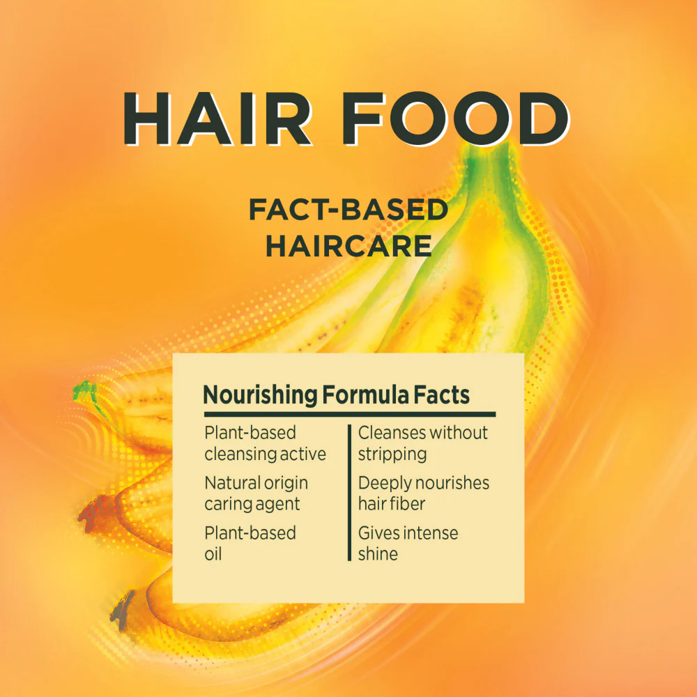 Garnier Ultimate Blends Banana Hair Food Nourishing Shampoo 350ml - Image 7