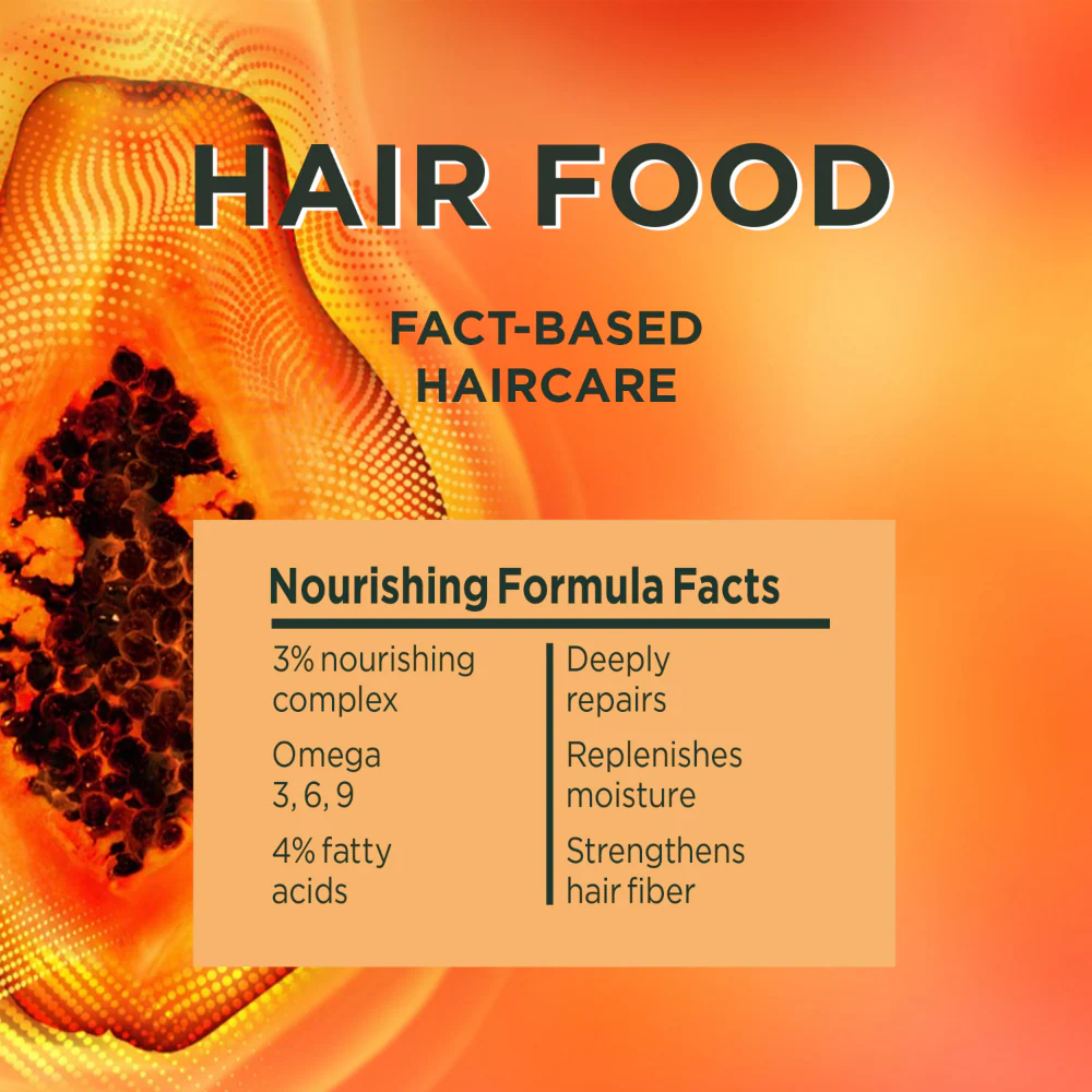 Garnier Ultimate Blends Papaya Hair Food Repairing Shampoo 350ml - Image 7