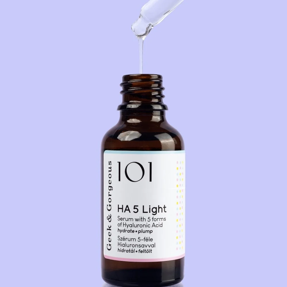 Geek & Gorgeous 101 HA 5 Light Hyaluronic Acid Serum 30ml - Image 2